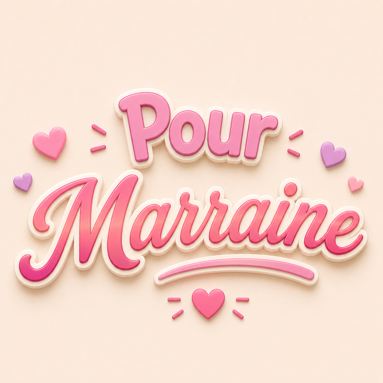Cadeaux personnalisés pour marraine