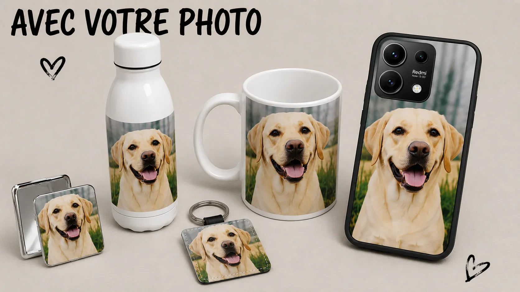 Objets personnalisés avec photo
