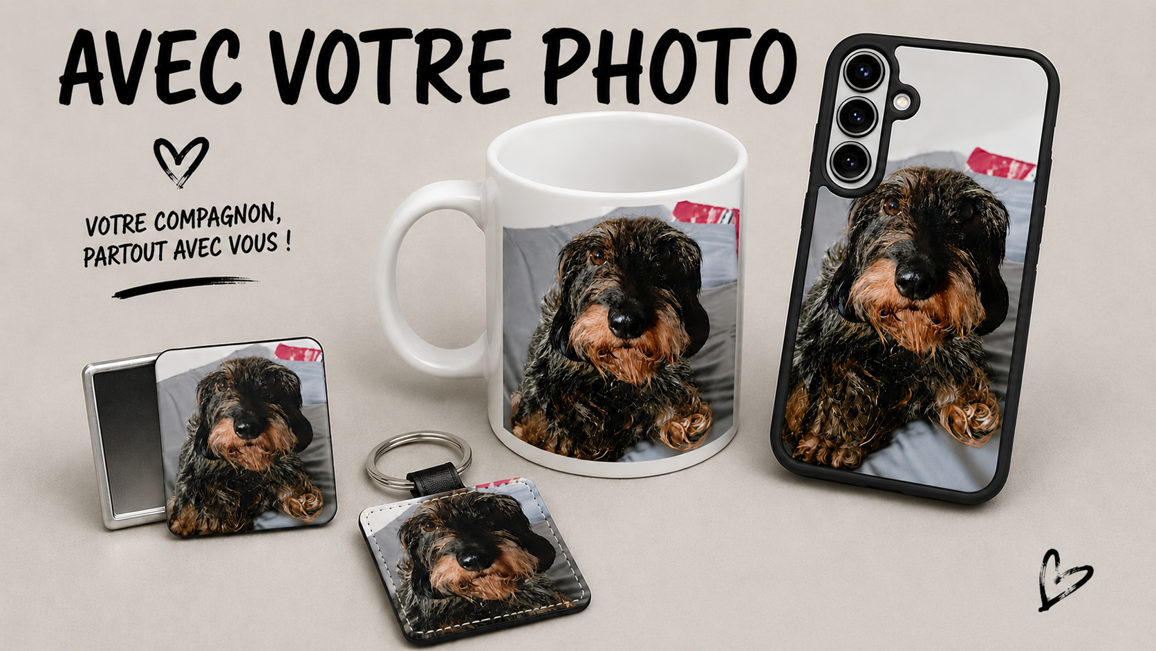 Objets personnalisés avec photo