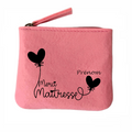 Porte monnaie personnalisé merci maitresse en feutrine en feutrine