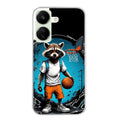 Coque taperso pour POCO C65 4G avec motif basket racoon protection antichoc personnalisée
