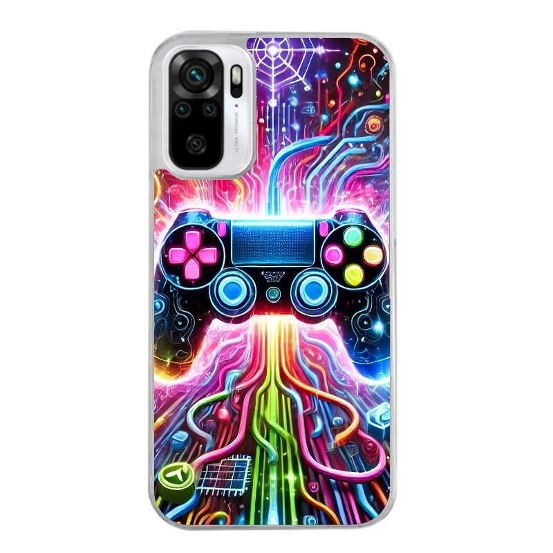 Coque taperso pour Redmi Note 10 4G 5G PRO 10S avec motif gamer electro personnalisee protection antichoc personnalisée