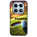 Coque noire taperso pour POCO M8 5G et PRO 5G avec motif golf personnalisee protection antichoc personnalisée