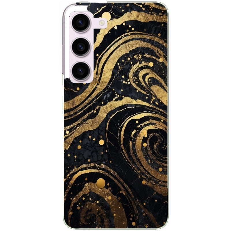 Coque taperso pour Galaxy A13 4G et 5G A23 A53 avec motif marbre noir protection antichoc personnalisée