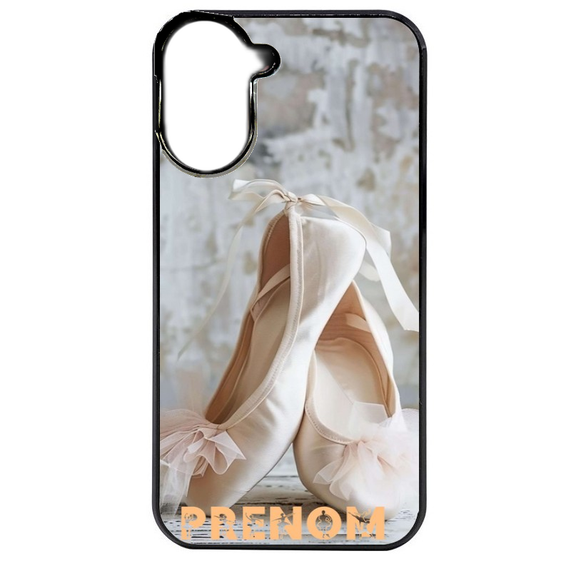 Coque noire taperso pour Redmi A5 4G avec motif ballerine danse personnalisee protection antichoc personnalisée