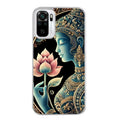 Coque taperso pour Redmi Note 10 4G 5G PRO 10S avec motif bouddha et lotus protection antichoc personnalisée