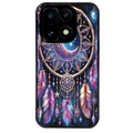 Coque noire taperso pour OnePlus 15 avec motif dreamcatcher et lune protection antichoc personnalisée