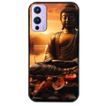 Coque noire taperso pour OnePlus 9 et 9 PRO avec motif bouddha et soleil protection antichoc personnalisée