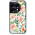 Coque noire taperso pour OnePlus 11 et 12 avec motif fleur des champs protection antichoc personnalisée