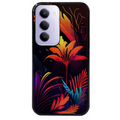 Coque noire taperso pour Redmi 15 4G et 5G avec motif tropical jaune protection antichoc personnalisée