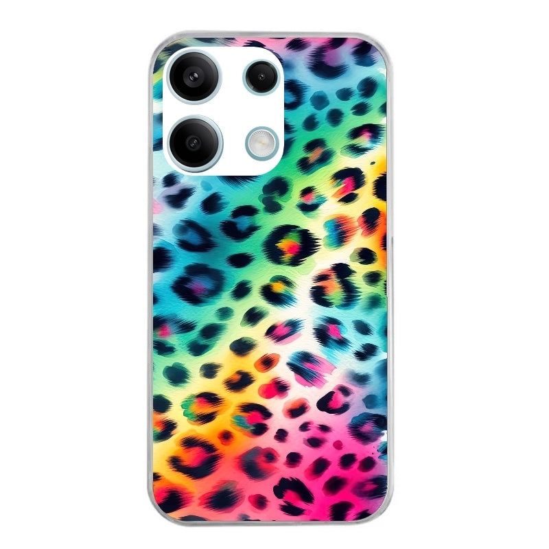 Coque taperso pour POCO M6 PRO 4G avec motif leopard arc protection antichoc personnalisée