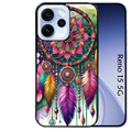 Coque noire taperso pour OPPO Reno 15 et F FS 5G avec motif dreamcatcher et mandala protection antichoc personnalisée