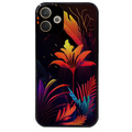 Coque noire taperso pour OPPO A5 PRO 4G et 5G avec motif tropical jaune protection antichoc personnalisée