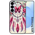 Coque noire taperso pour galaxy S26 et PLUS ULTRA FE avec motif dreamcatcher et papillon protection antichoc personnalisée