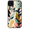 Coque noire taperso pour galaxy A22 A32 A52 A52S 4G 5G  avec motif vintage et fleur protection antichoc personnalisée