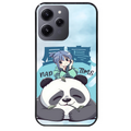 Coque noire taperso pour Redmi 12 4G et 5G avec motif panda anime protection antichoc personnalisée