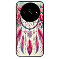 Coque noire taperso pour Redmi A3 avec motif dreamcatcher et papillon protection antichoc personnalisée