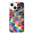 Coque taperso pour Iphone 12 et PRO MINI PRO MAX avec motif marbre arc en ciel protection antichoc personnalisée