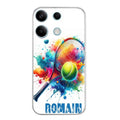 Coque taperso pour POCO M6 PRO 4G avec motif tennis raquette personnalisee protection antichoc personnalisée