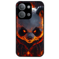 Coque noire taperso pour Redmi 15C 4G et 5G avec motif panda very angry protection antichoc personnalisée