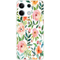 Coque taperso pour POCO X6 5G avec motif fleur des champs protection antichoc personnalisée
