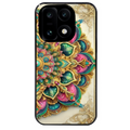 Coque noire taperso pour OnePlus 15 avec motif mandala 3 protection antichoc personnalisée