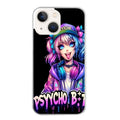 Coque taperso pour Iphone 14 et PRO PLUS PRO MAX avec motif anime manga et psycho protection antichoc personnalisée