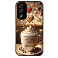 Coque noire taperso pour OnePlus Nord 5 avec motif cafe love morning personnalise protection antichoc personnalisée