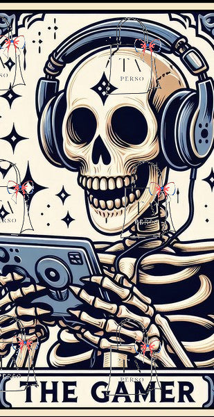 Tête de mort gamer  