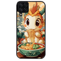 Coque noire taperso pour galaxy A22 A32 A52 A52S 4G 5G  avec motif dragon ramen 3 protection antichoc personnalisée