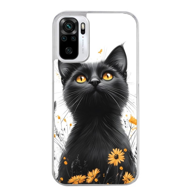Coque taperso pour Redmi Note 10 4G 5G PRO 10S avec motif chat eyes protection antichoc personnalisée