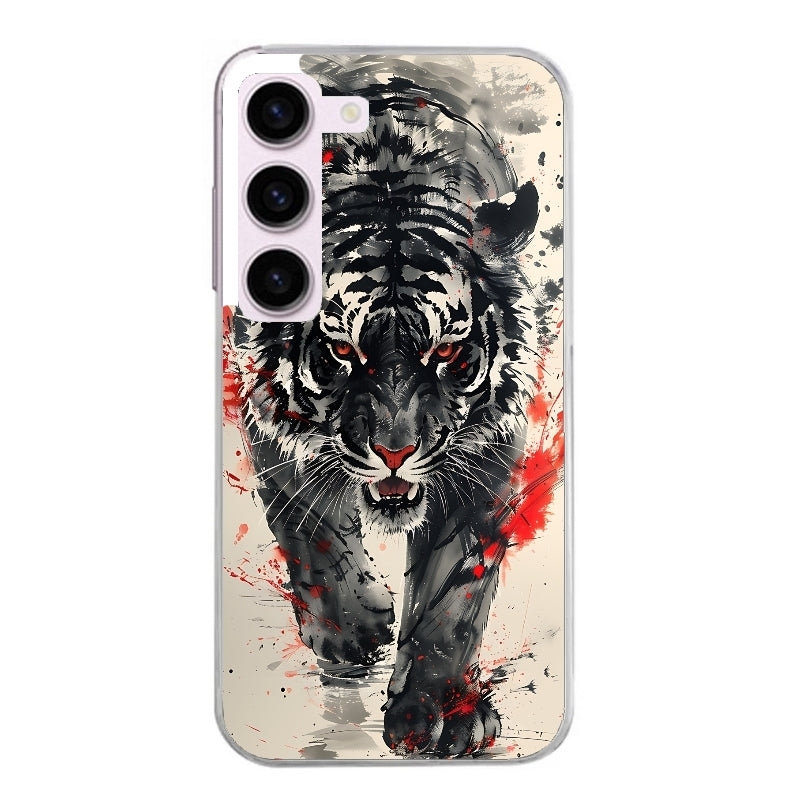 Coque taperso pour Galaxy A13 4G et 5G A23 A53 avec motif tigre japan protection antichoc personnalisée