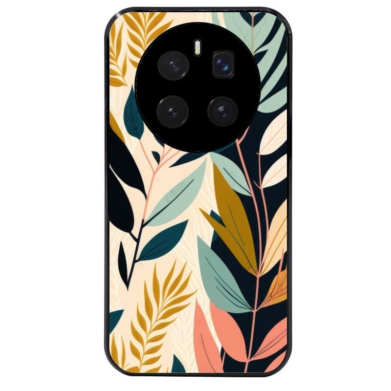 Coque noire taperso pour Magic 8 LITE et PRO avec motif vintage et fleur protection antichoc personnalisée