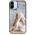 Coque noire taperso pour Redmi A1 et A2 avec motif ballerine danse personnalisee protection antichoc personnalisée