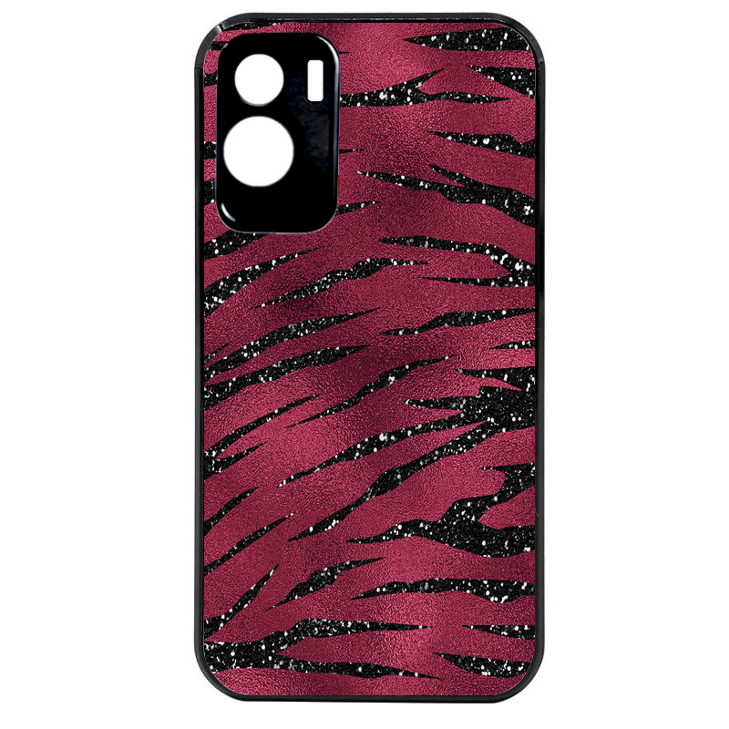 Coque noire taperso pour Honor 70 LITE 90 et LITE avec motif zebre grenat protection antichoc personnalisée