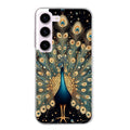 Coque taperso pour galaxy S21 et PLUS ULTRA FE avec motif paon mandala protection antichoc personnalisée
