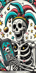 Tête de mort joker tarot