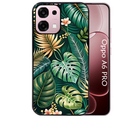 Coque noire taperso pour OPPO A6 PRO 4G et 5G avec motif jungle dore protection antichoc personnalisée