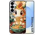 Coque noire taperso pour galaxy S26 et PLUS ULTRA FE avec motif dragon ramen 3 protection antichoc personnalisée