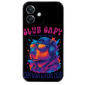 Coque noire taperso pour OPPO A40 avec motif capybara club protection antichoc personnalisée