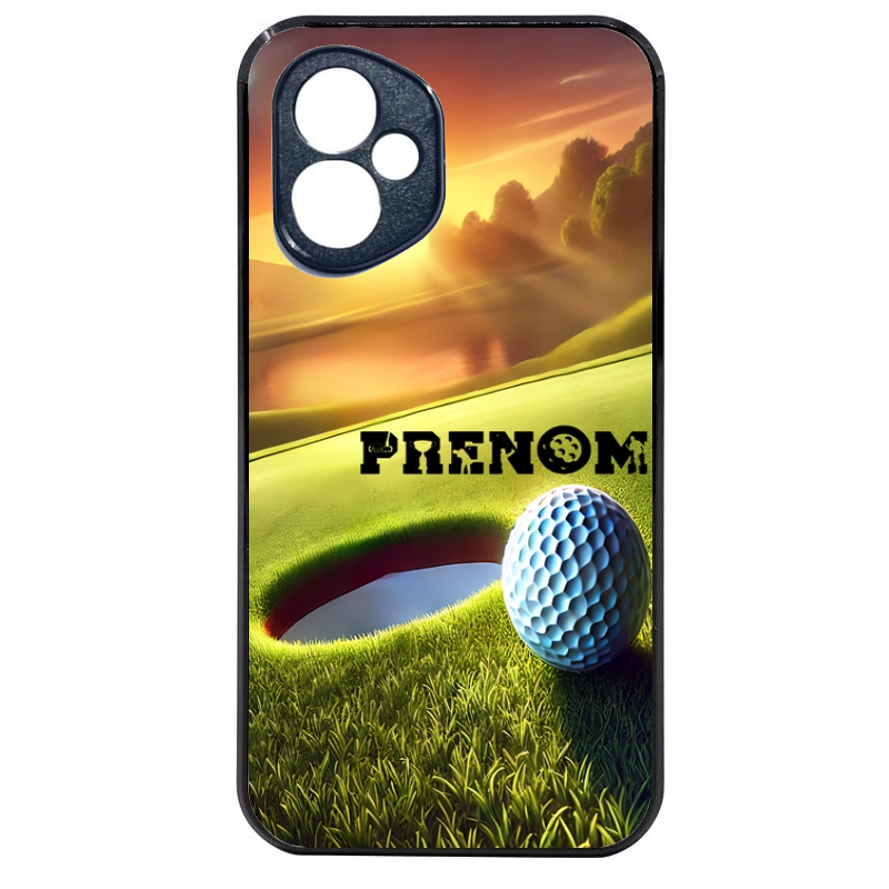 Coque noire taperso pour Honor 400 et Lite Pro Smart avec motif golf personnalisee protection antichoc personnalisée