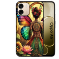 Coque noire taperso pour OPPO A6 A6X 4G et 5G avec motif fee et fleurs protection antichoc personnalisée