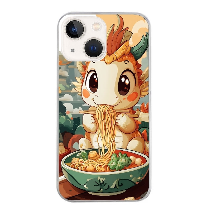 Coque taperso pour Iphone 15 et PRO PLUS PRO MAX avec motif dragon ramen 3 protection antichoc personnalisée