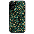 Coque noire taperso pour OnePlus Nord CE5 avec motif leopard vert protection antichoc personnalisée