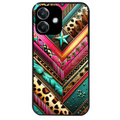 Coque noire taperso pour OPPO A40 avec motif chevron texas protection antichoc personnalisée