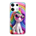 Coque taperso pour POCO M6 PRO 4G avec motif licorne pop art protection antichoc personnalisée