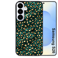 Coque noire taperso pour galaxy S26 et PLUS ULTRA FE avec motif leopard vert protection antichoc personnalisée