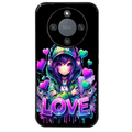 Coque noire taperso pour Magic 5 6 LITE et PRO avec motif anime manga et love protection antichoc personnalisée