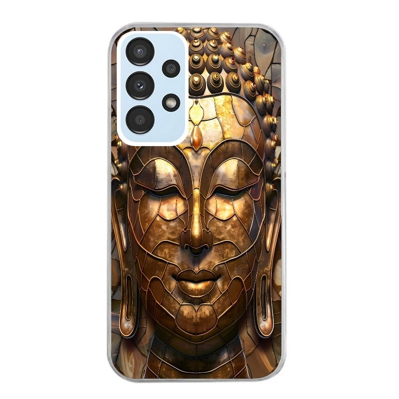 Coque taperso pour Galaxy A13 4G et 5G A23 A53 avec motif bouddha et mosaique protection antichoc personnalisée
