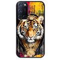 Coque noire taperso pour OPPO Reno 8 LITE avec motif tigre style hip hop protection antichoc personnalisée
